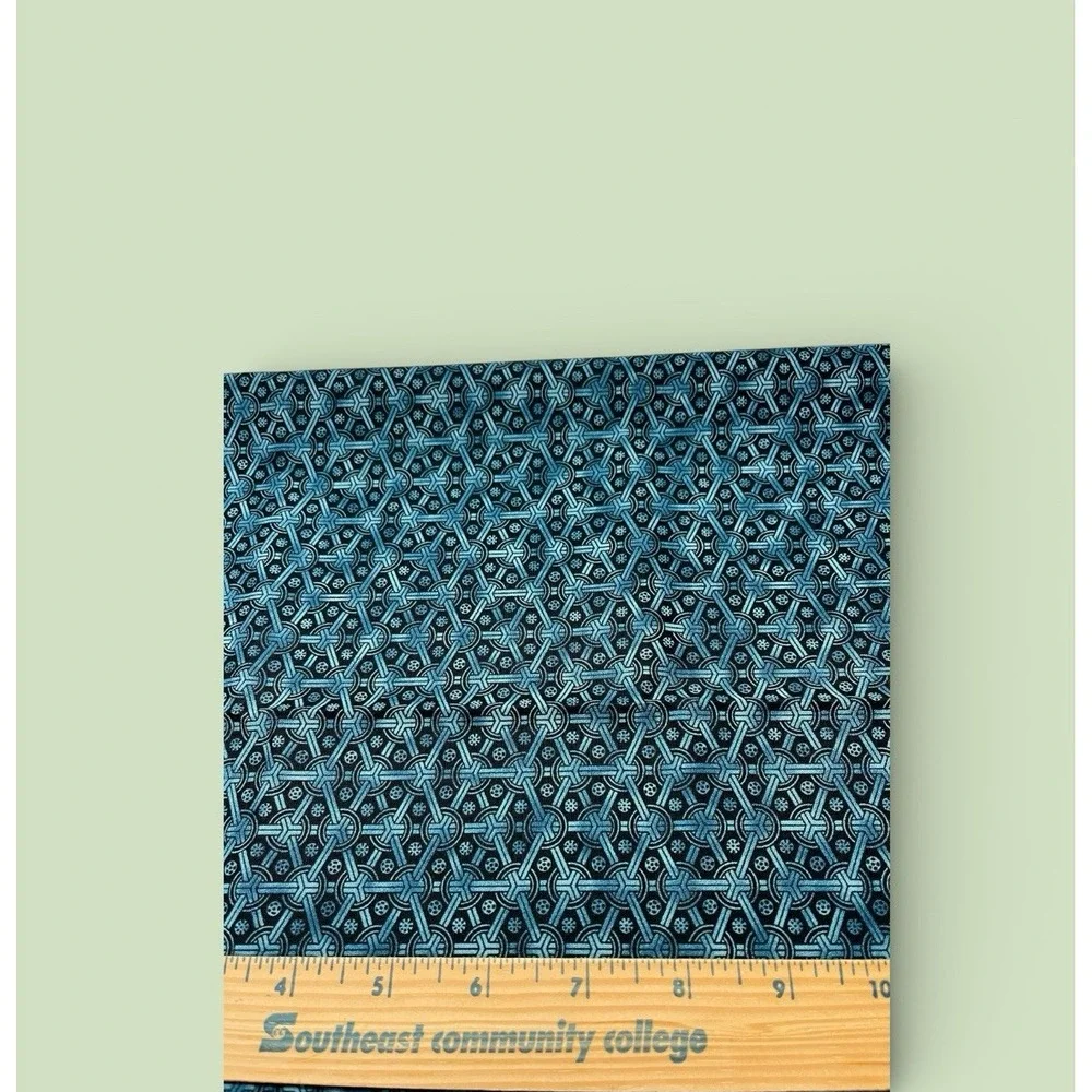 Quilt Craft Fabric 100% Cotton Material Kona Bay Fabrics SERE 13 Blue Abstract - Picture 2 of 5